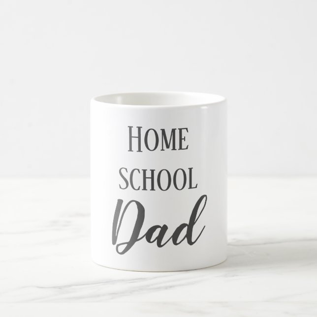 Mug Gris et blanc à la maison papa (Centre)