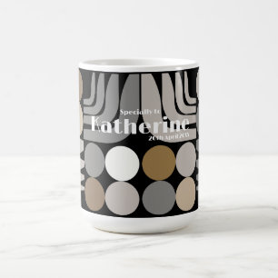 Mug Gris Noir Bohème