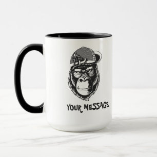 Mug Gris noir et blanc