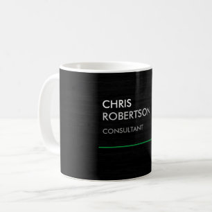 Mug Gris noir vertical attrayant
