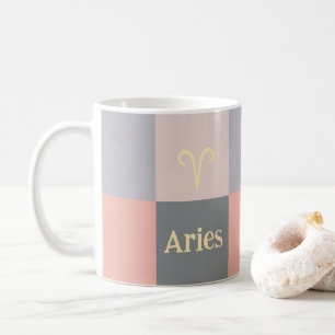Mug Gris rose moderne