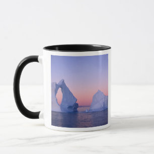 Mug Groenland, Iceberg au coucher du soleil.