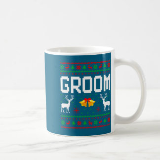 Mug Groom bride married couple ugly christmas sweater