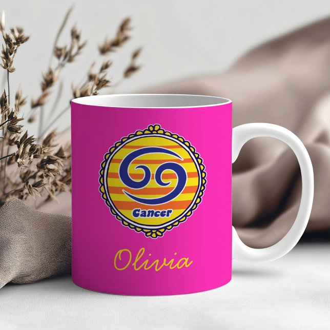 Mug Groovy Cancer Custom (Créateur téléchargé)