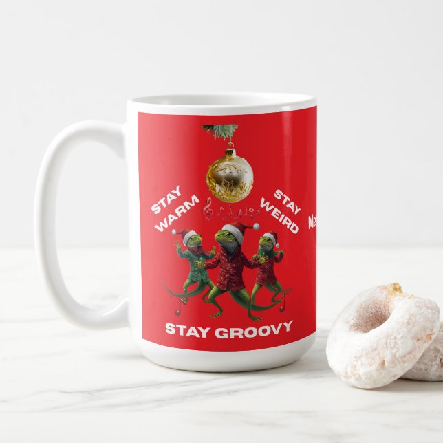 Mug Groovy Lizards  (Avec donut)