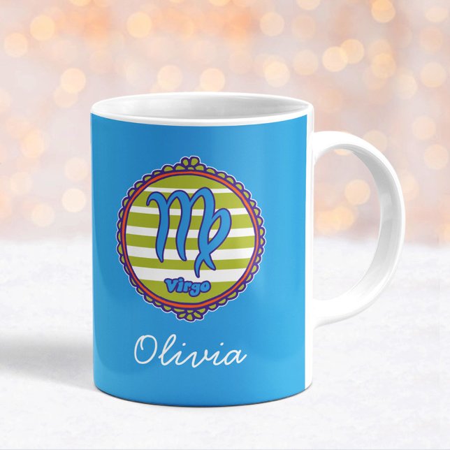 Mug Groovy Virgo Custom (Créateur téléchargé)