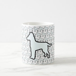 Mug Gros Chien Blanc Blanc