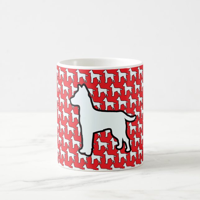 Mug Gros Chien Blanc Rouge (Centre)
