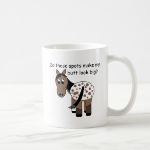 Mug Gros Gros Beurre Appy Humour Blanche Appaloosa Hor