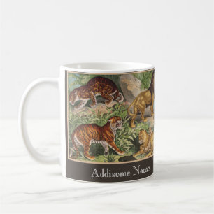 Mug Gros Lions Chat Tigres, léopards, Animaux Imprimer