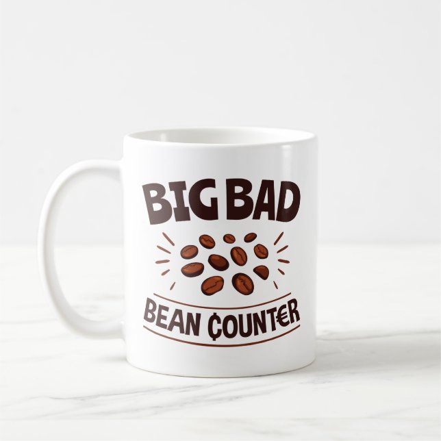 Mug Gros mauvais Compteur de mauvaise chance Drôle com (Gauche)