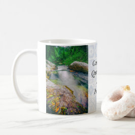 Mug Gros plan de l'étang en amont de la cascade