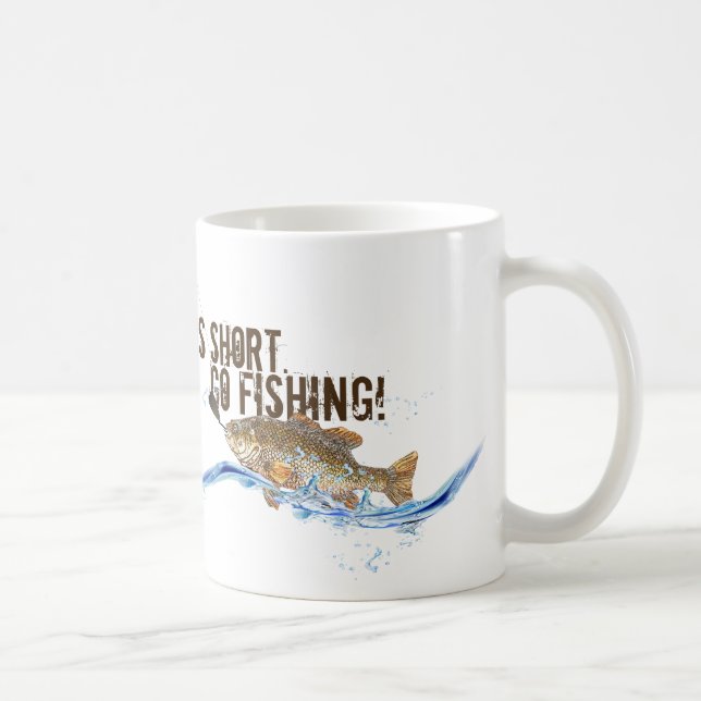 Mug gros poisson à l'hameçon (Droite)