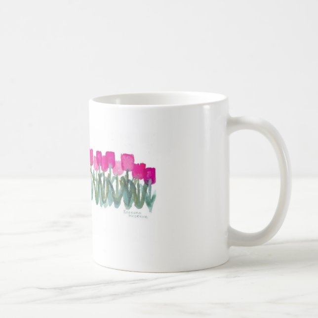 Mug Grosse de tulipe rose (Droite)