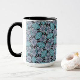 Mug Grosse Musique de Puffs Bleu et Noir
