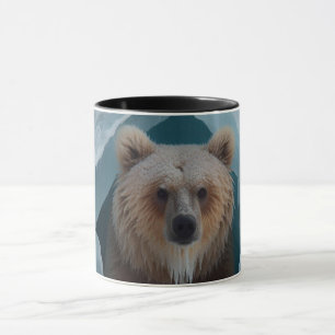 Mug Grotte de glace à l'ours Brown majestueux