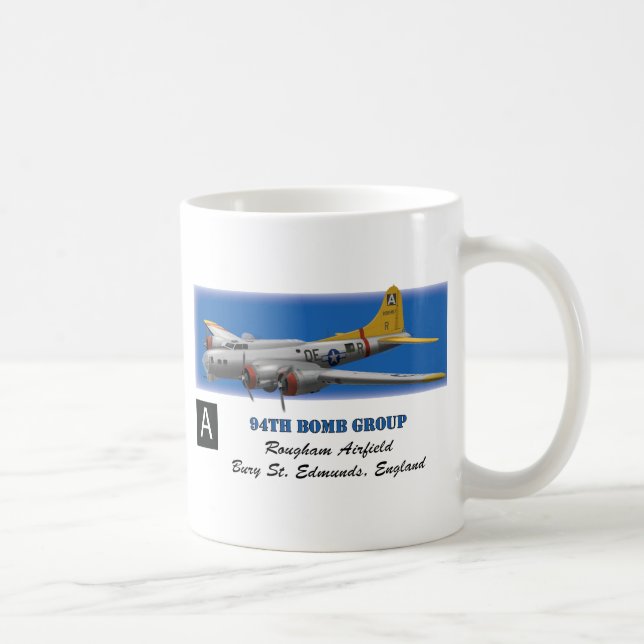 Mug Groupe de bombe de B17G quatre-vingt-quatorzième (Droite)