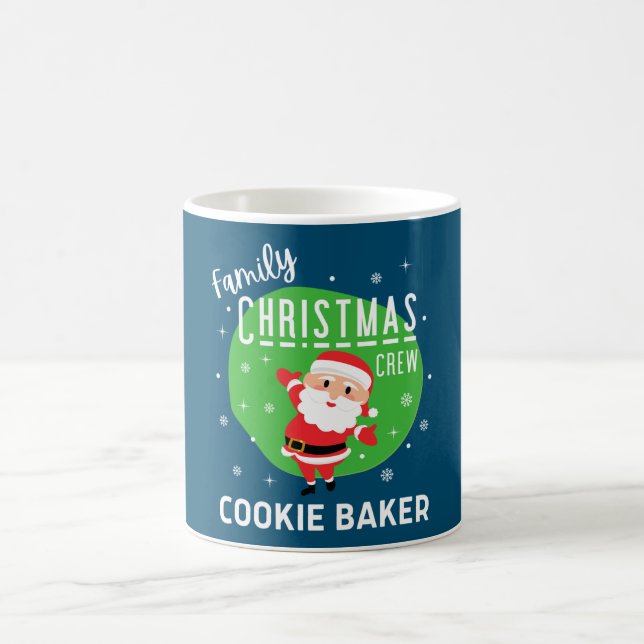 Mug Groupe de famille Pajamas de fête de Noël Cookie B (Centre)