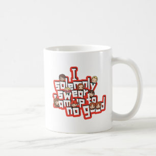 Mug Groupe "J'ESPÈRE SOLENNELLEMENT QUE JE NE SUIS À L