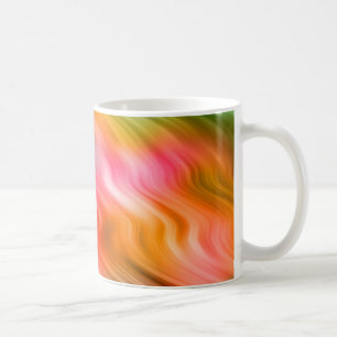 Mug Grue colorée Fleur Wavy Texture