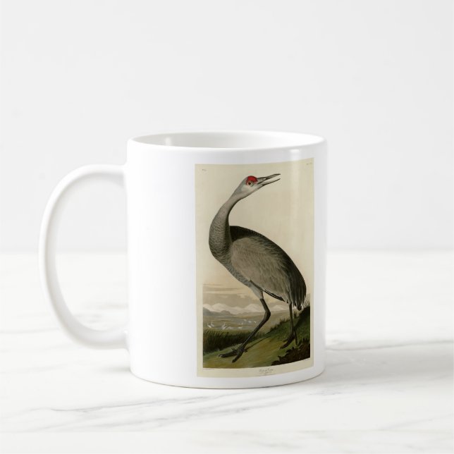 Mug Grue de Sandhill d'Audubon's Birds of America (Gauche)