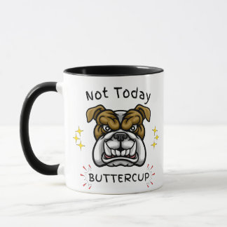 Mug Grumpy Bulldog Cup, Dog Lover Gift Idea, Pet Humor