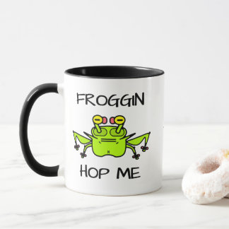 Mug Grumpy Frog Weird Cartoon Creature