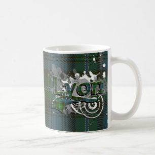 Mug Grunge de tartan de Lyon