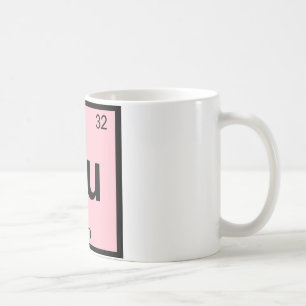 Mug Gu - Symbole de table périodique de la chimie des 