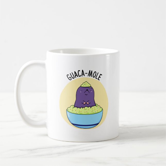 Mug Guacamole Funny Mole Dans Guacamole Dip Pun (Gauche)