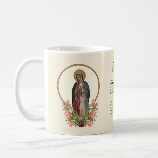 Mug Guadalupe catholique, Vierge à Marie (Gauche)