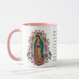 Mug Guadalupe Vierge Mère Marie Mémorare prière