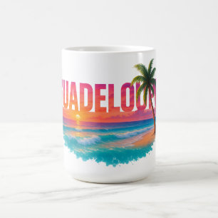 Mug Guadeloupe Coucher de Soleil Tropical