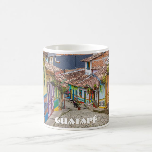 Mug Guatapé, Colombie, rue colorée (Centre)