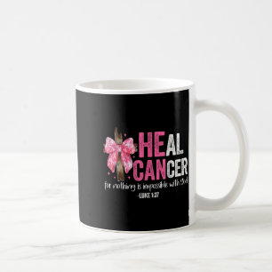Mug Guérir Cancer Croire Dieu Chrétien Cancer du Sein 