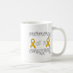 Mug Guérir le cancer de l'enfant, maman d'un guerrier