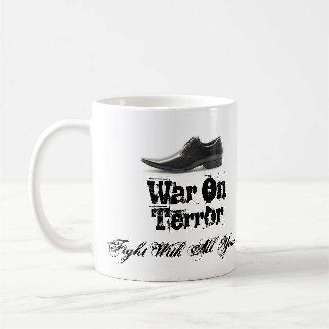 Mug Guerre contre le terrorisme, combat avec toute (Gauche)