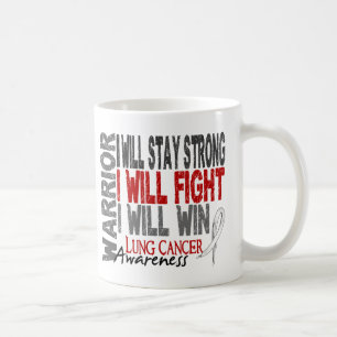 Mug Guerrier de cancer de poumon