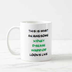 Mug guerrier de la maladie rénale, génial