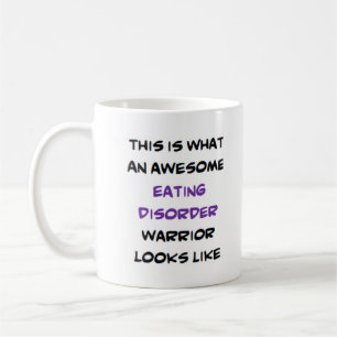 Mug guerrier du désordre alimentaire, génial