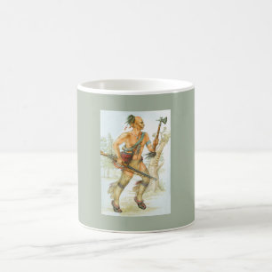 Mug Guerrier mohawk