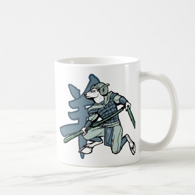 Mug Guerriers de zodiaque : Année de la RAM (Droite)