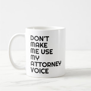 Mug Guichet cadeau du bureau du procureur Citation amu