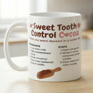 Mug Guide de recette simple de cacao Sweet Tooth