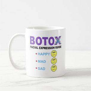 Mug Guide d'expression faciale BOTOX