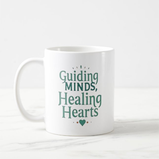 Mug Guiding Minds, Healing Hearts – School Counselor (Gauche)