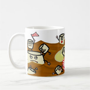 Mug Guimauves se noyant en chocolat chaud