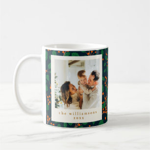 Mug Guirlande de Noël en houx Deux photos verticales N