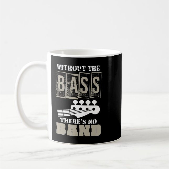 Mug Guitar Rock music band basse 88 Musique Guitariste (Gauche)