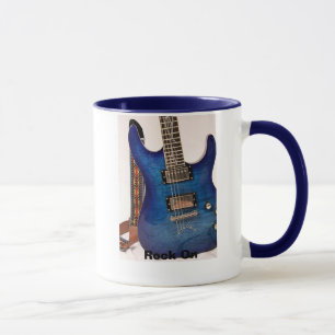 Mug Guitare bleue électrique